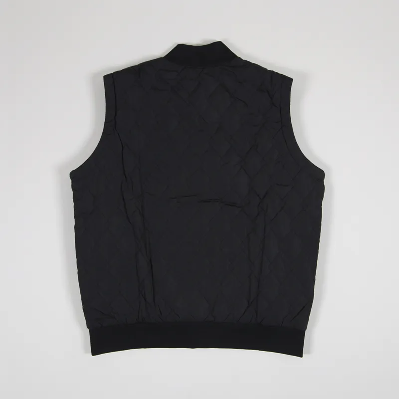 Bronze 56K Hardware Bomber Jacket Black-4