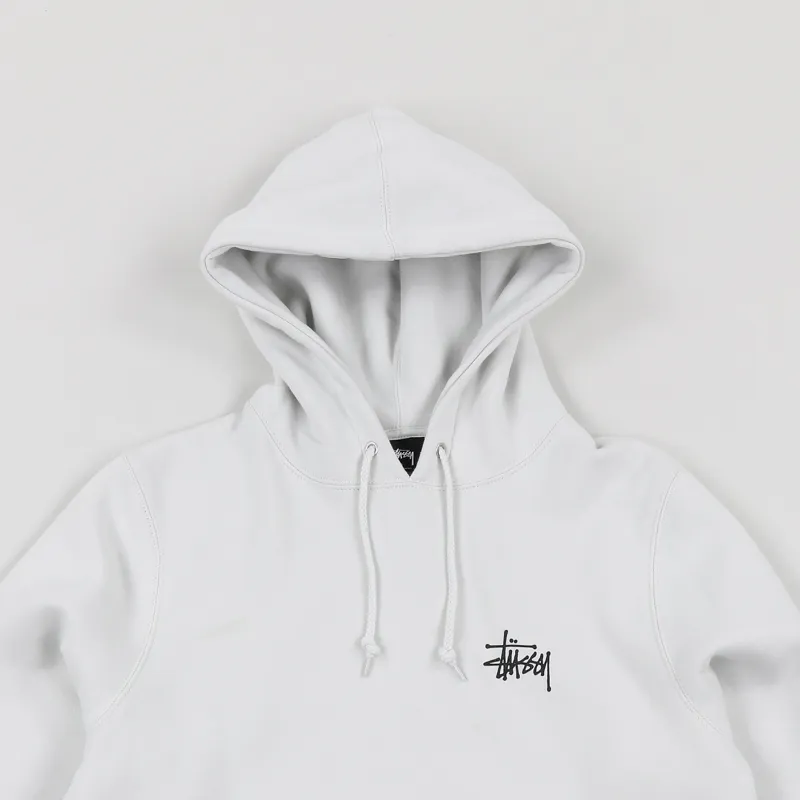 Stussy Basic Logo Hoodie Stone-2