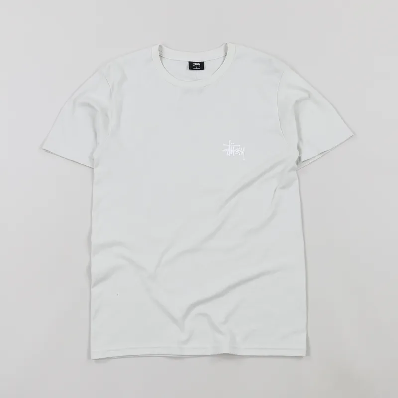 Stussy Basic Logo T Shirt Stone-1