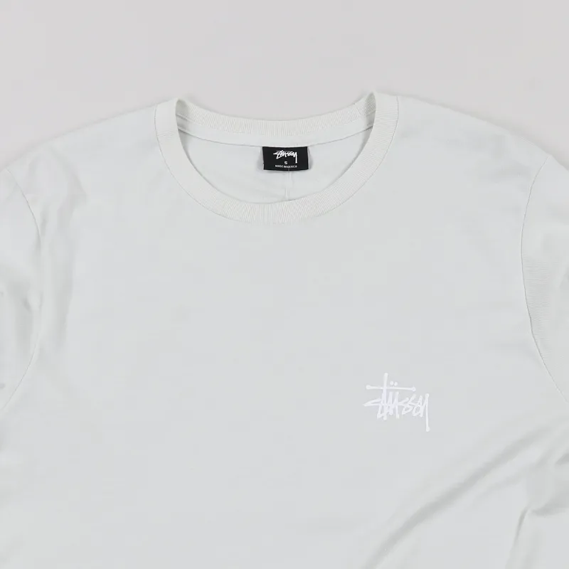 Stussy Basic Logo T Shirt Stone-2