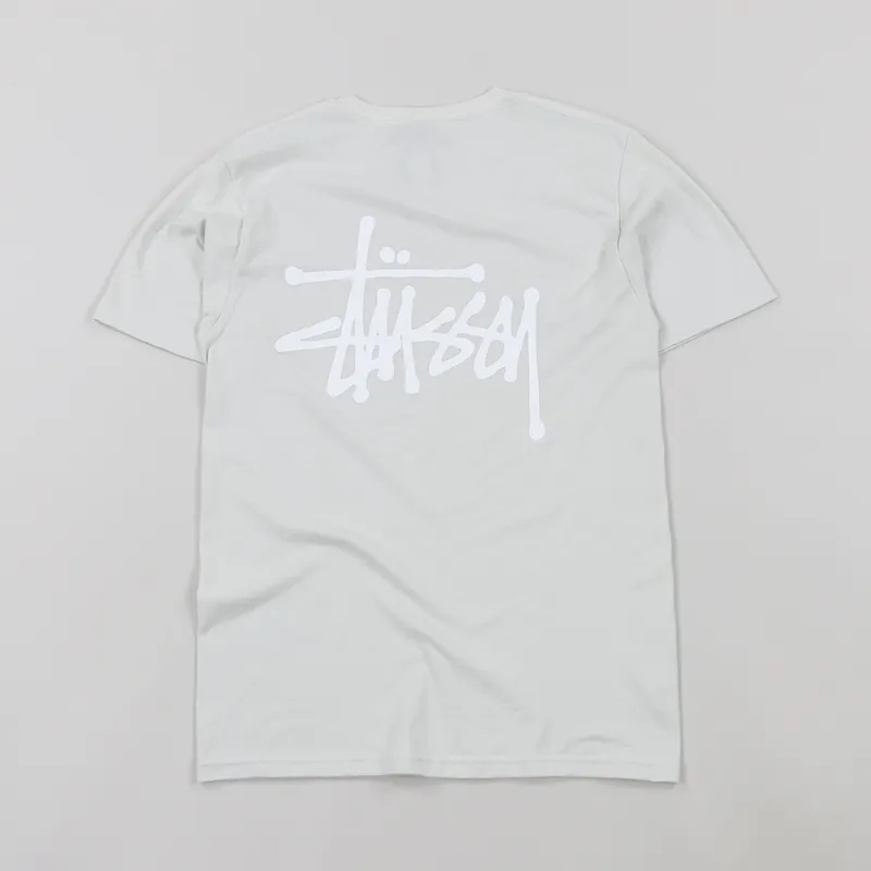 Stussy Basic Logo T Shirt Stone