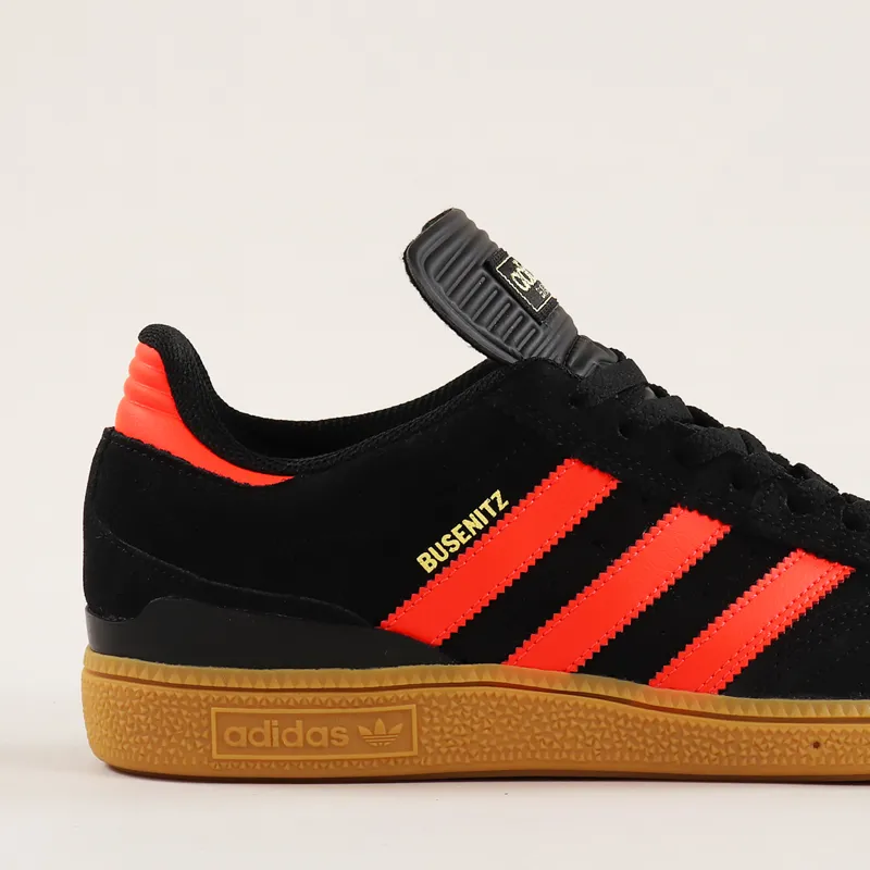 Adidas Skateboarding Mens Suede Pro Shoes Black Red Gum