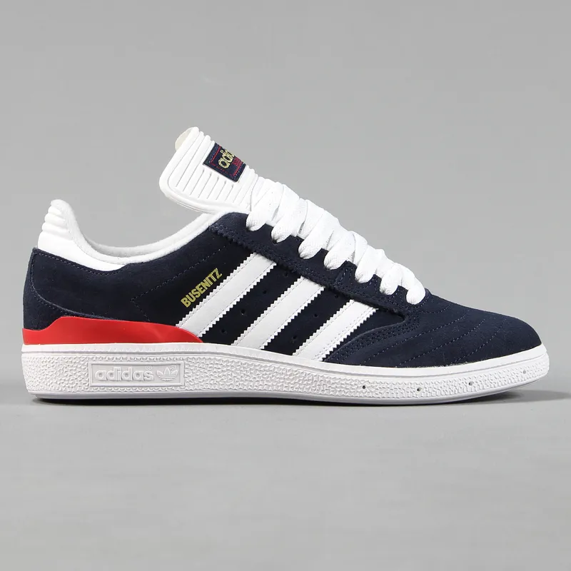 Adidas Dennis Busenitz skateboarding shoes blue white