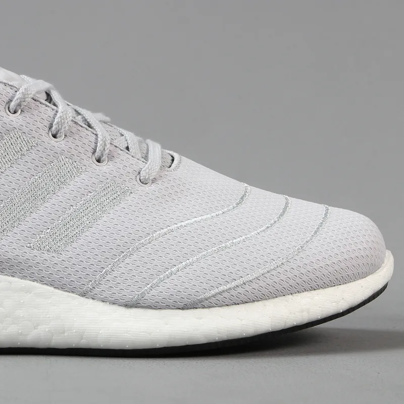 Adidas Busenitz Pure Boost Shoes Light Grey-2
