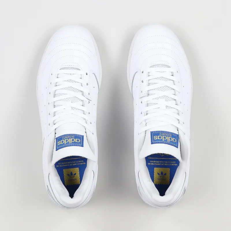 Adidas Skateboarding Busenitz Remix Shoes White Gold Blue-6