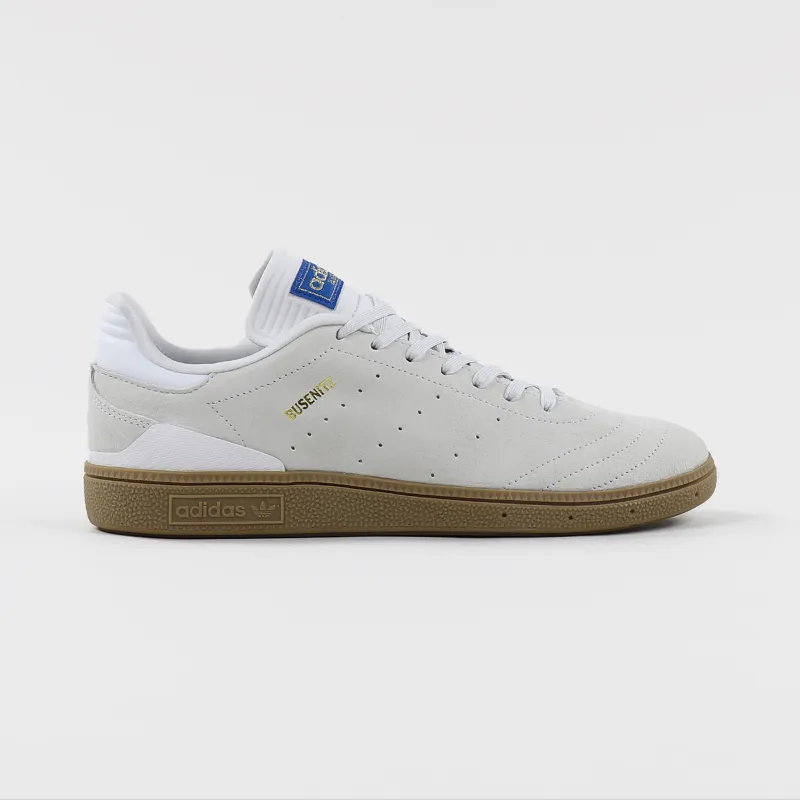 Adidas Busenitz Remix Shoes White Gum Gold
