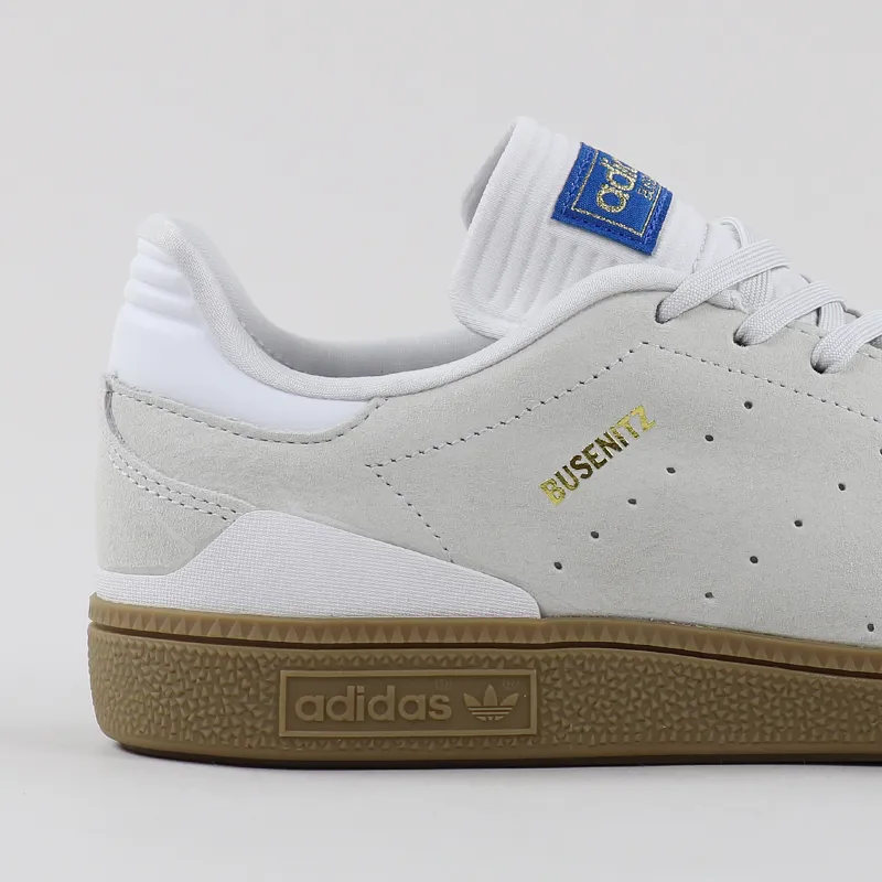Adidas Busenitz Remix Shoes White Gum Gold-1