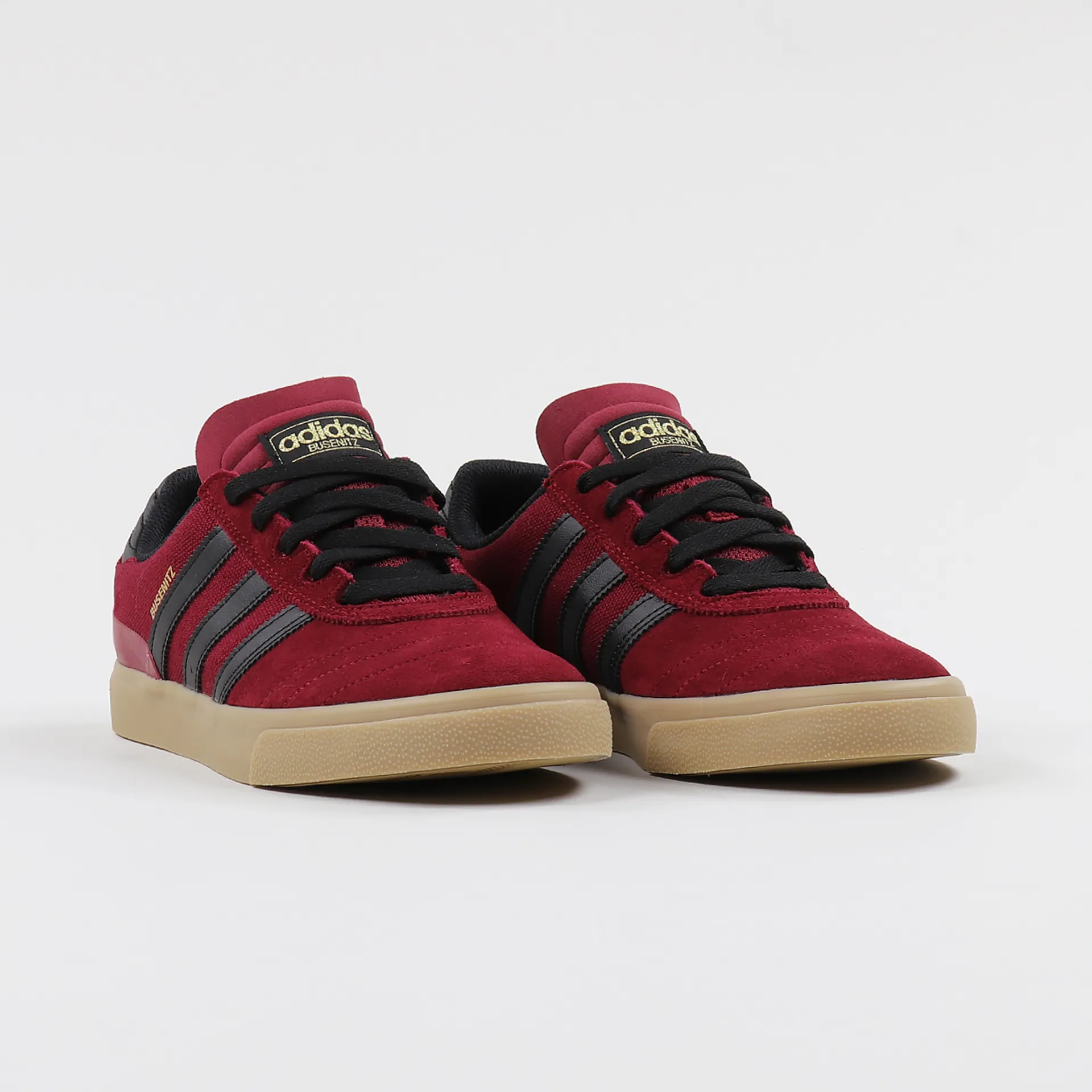 Adidas Skateboarding Busenitz Vulc CanvasShoes Burgundy Black Gum