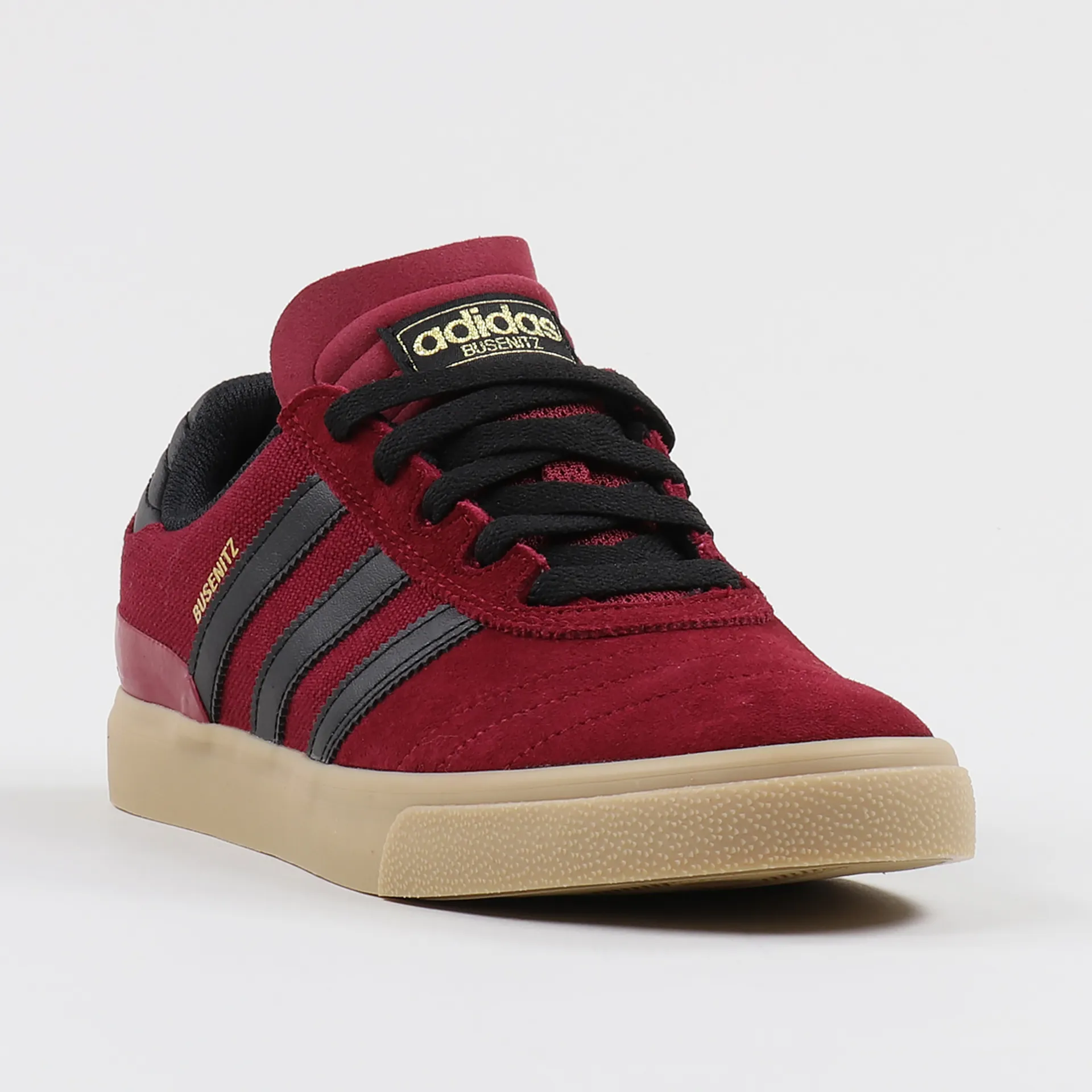 Adidas Skateboarding Busenitz Vulc Shoes Burgundy Black Gum - Main Image