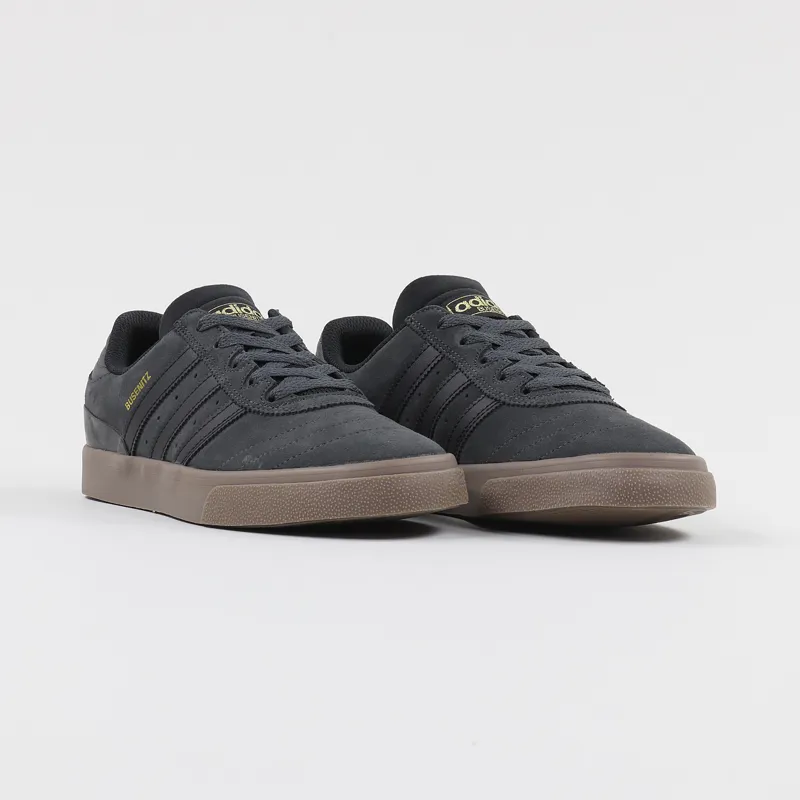 Adidas Skateboarding Busenitz Vulc Shoes Grey Black Gum-3