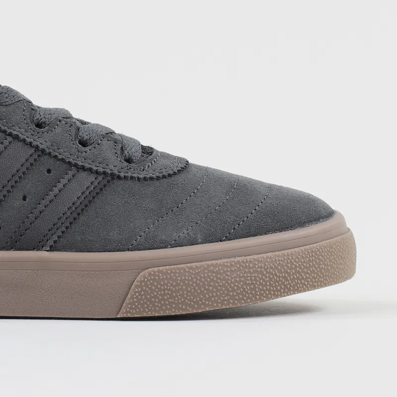 Adidas Skateboarding Busenitz Vulc Shoes Grey Black Gum-2