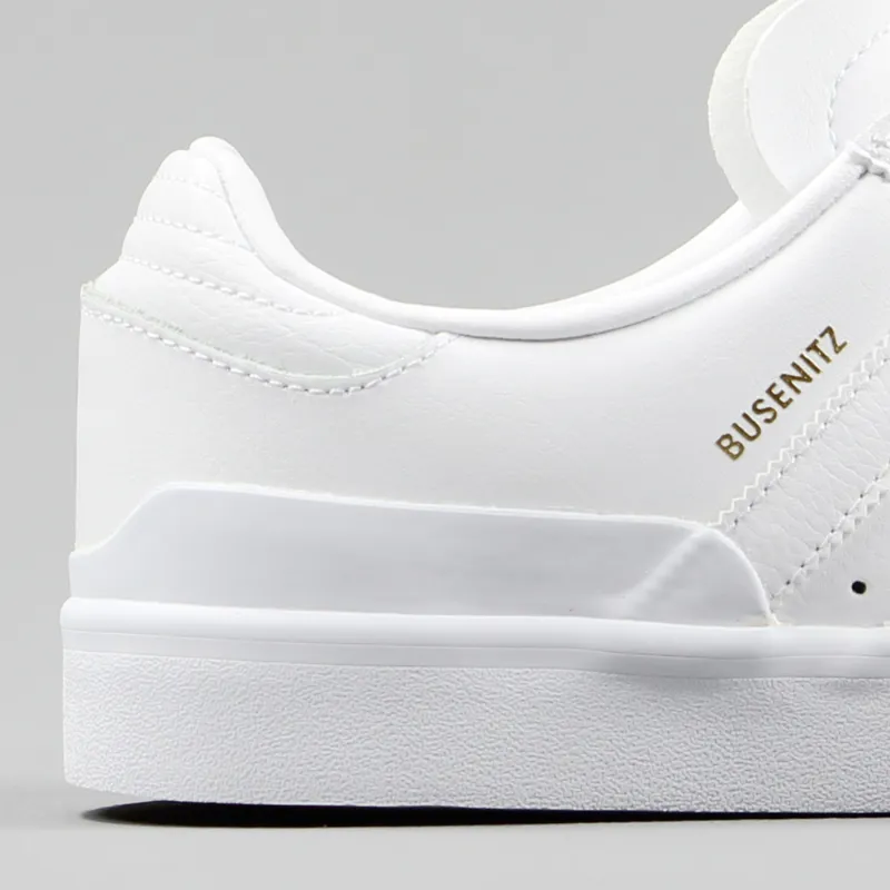 Adidas Busenitz Vulc Leather Shoes Triple White-1