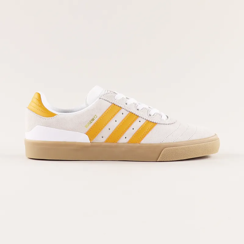 Adidas Skateboarding Busenitz Vulc Shoes White Yellow Gum