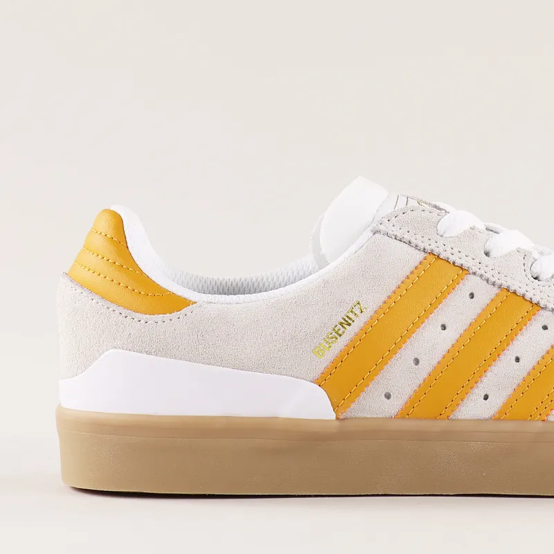 Adidas Skateboarding Busenitz Vulc Shoes White Yellow Gum-1