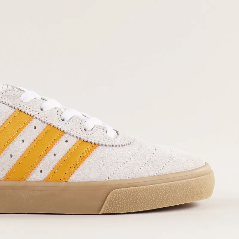 Adidas Skateboarding Busenitz Vulc Shoes White Yellow Gum-2