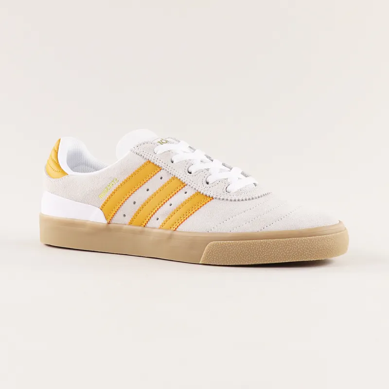 Adidas Skateboarding Busenitz Vulc Shoes White Yellow Gum-4