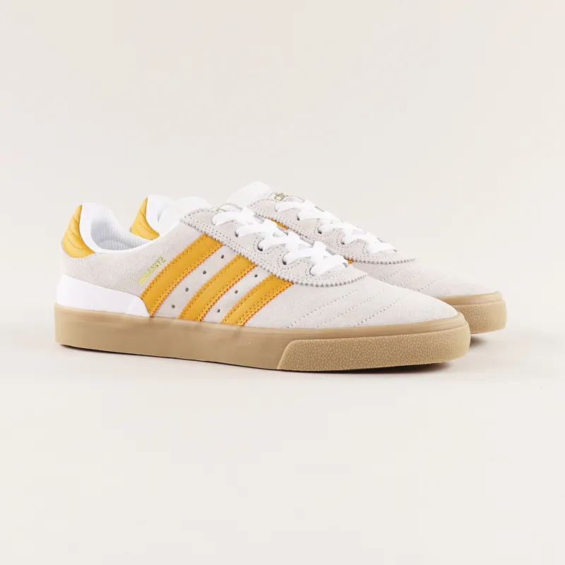 Adidas Skateboarding Busenitz Vulc Shoes White Yellow Gum-3