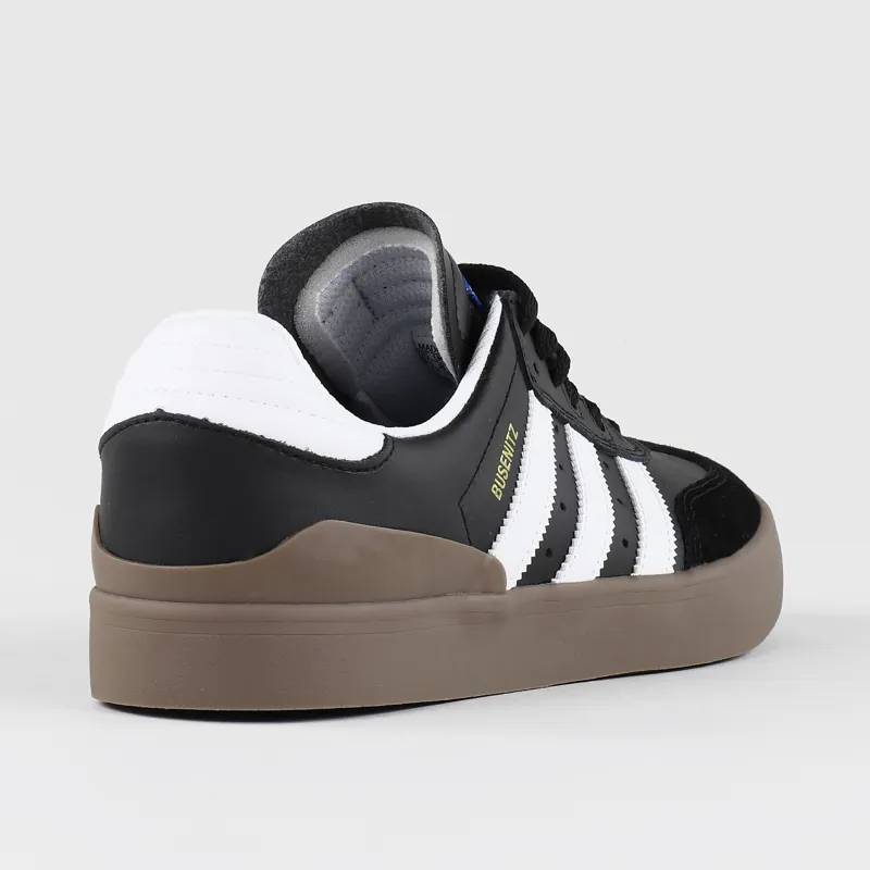 Adidas Skate Busenitz Vulc Remix Samba Shoes Black White Gum