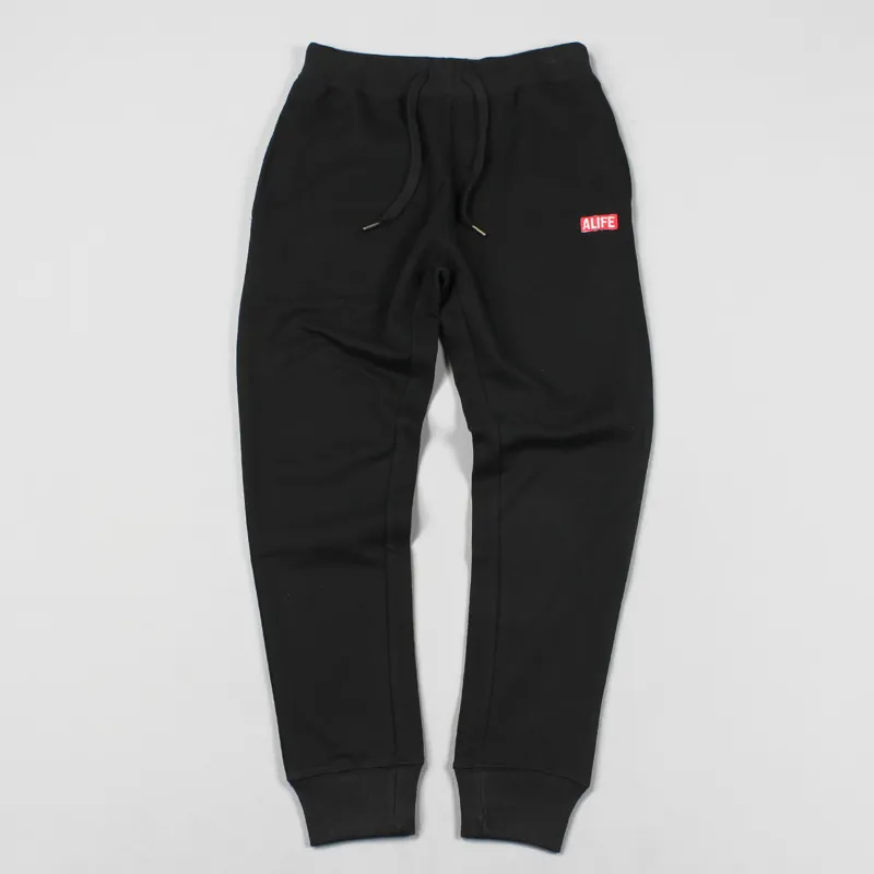 Alife Basic Stuck Up Sweat Pants Black