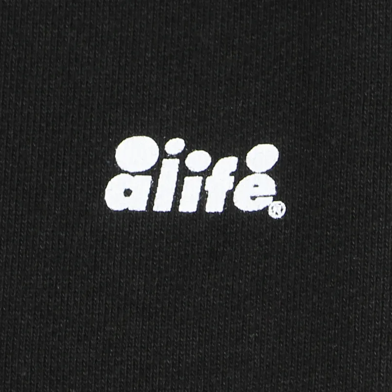 Alife Basic Stuck Up Sweat Pants Black-3