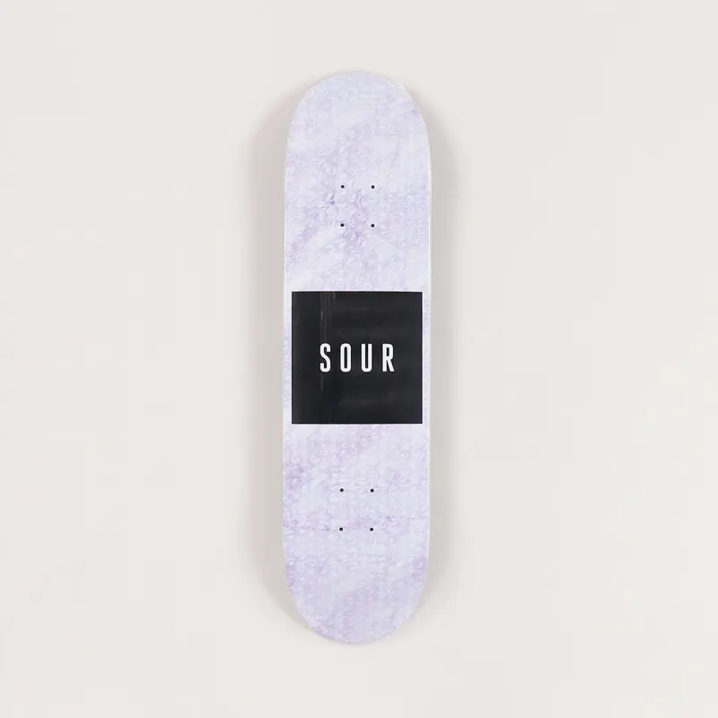 Sour Solution Skateboarding Logo Graphic Bubble Wrap Deck 8 Inch