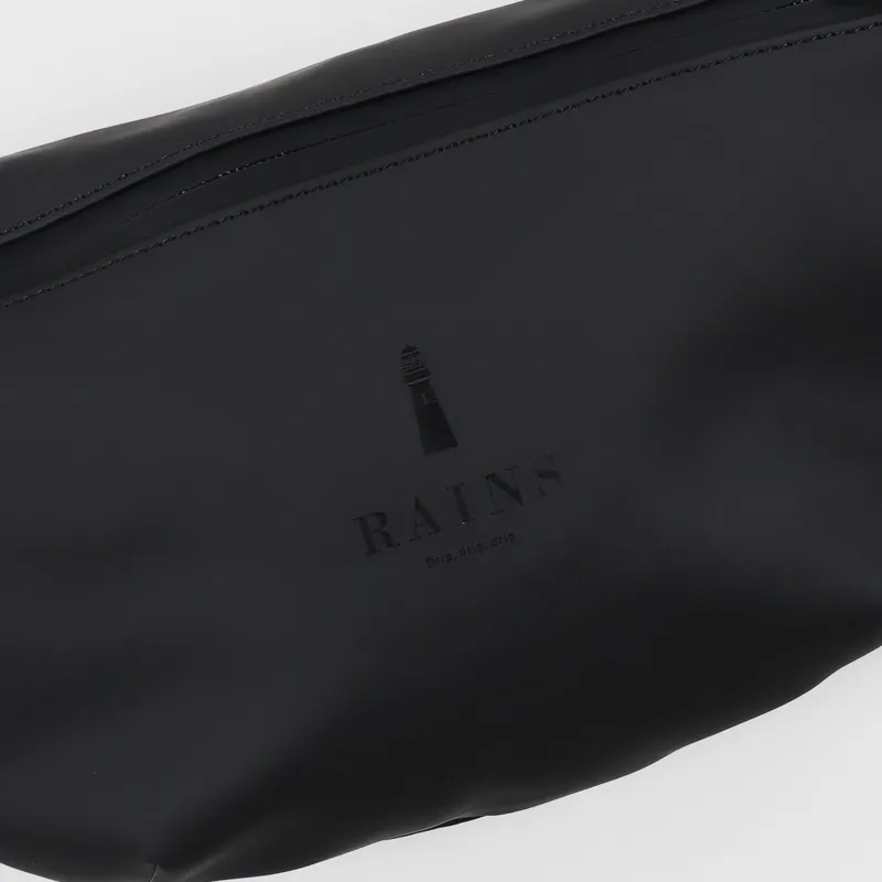 Rains Bum Bag Black-1