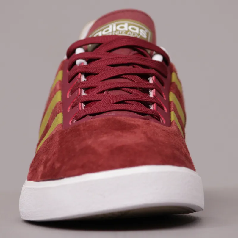 Adidas Busenitz ADV Shoes - Cardinal, Metallic Gold and Running White-6