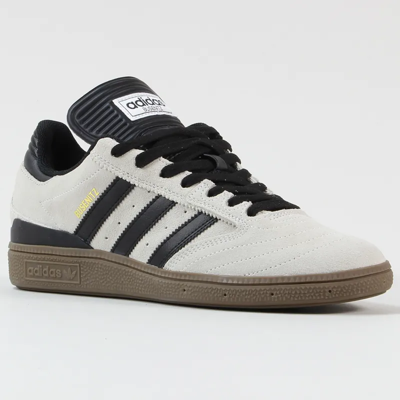 Adidas Skateboarding Mens Busenitz Pro Shoes White Black Gum