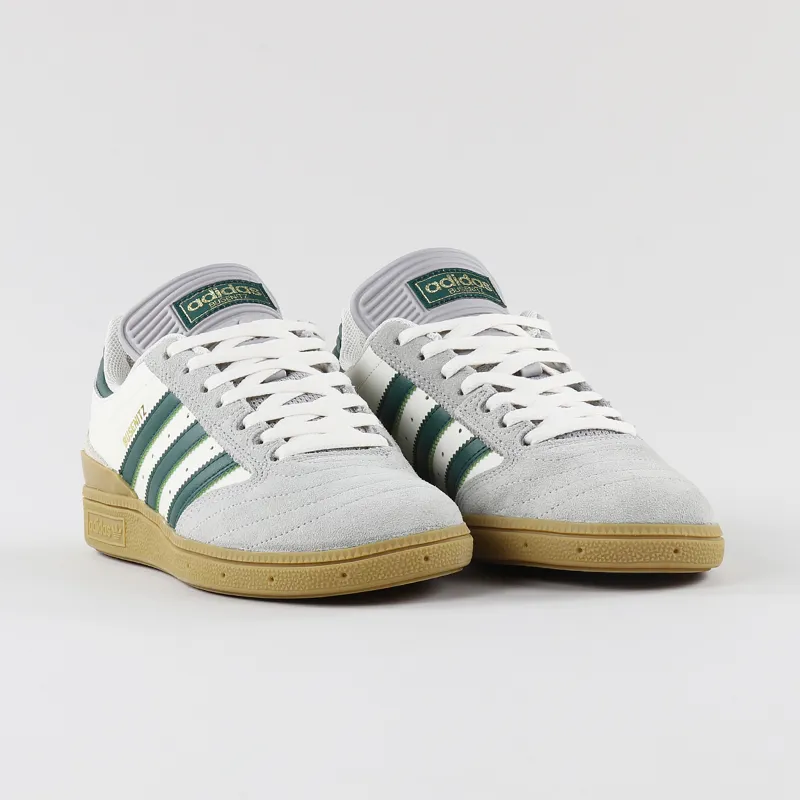 Adidas Skateboarding Busenitz Pro Shoes Grey Green Gum-3