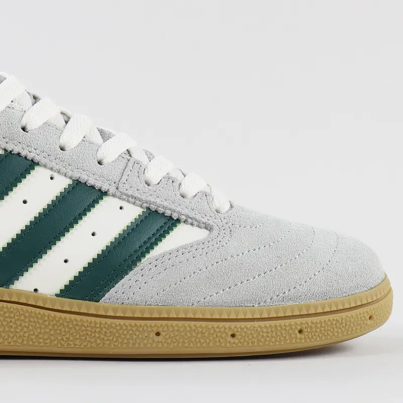 Adidas Skateboarding Busenitz Pro Shoes Grey Green Gum-2