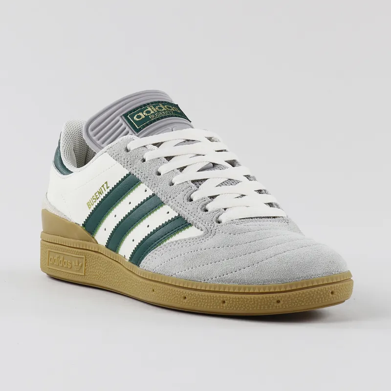 Adidas Skateboarding Busenitz Pro Shoes Grey Green Gum-4