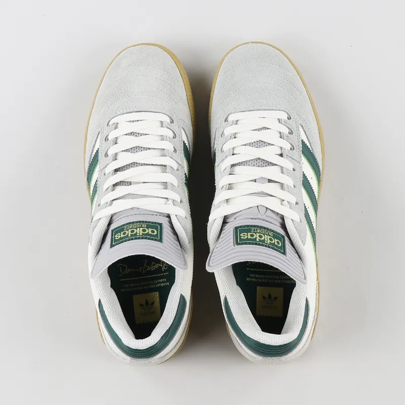 Adidas Skateboarding Busenitz Pro Shoes Grey Green Gum-6