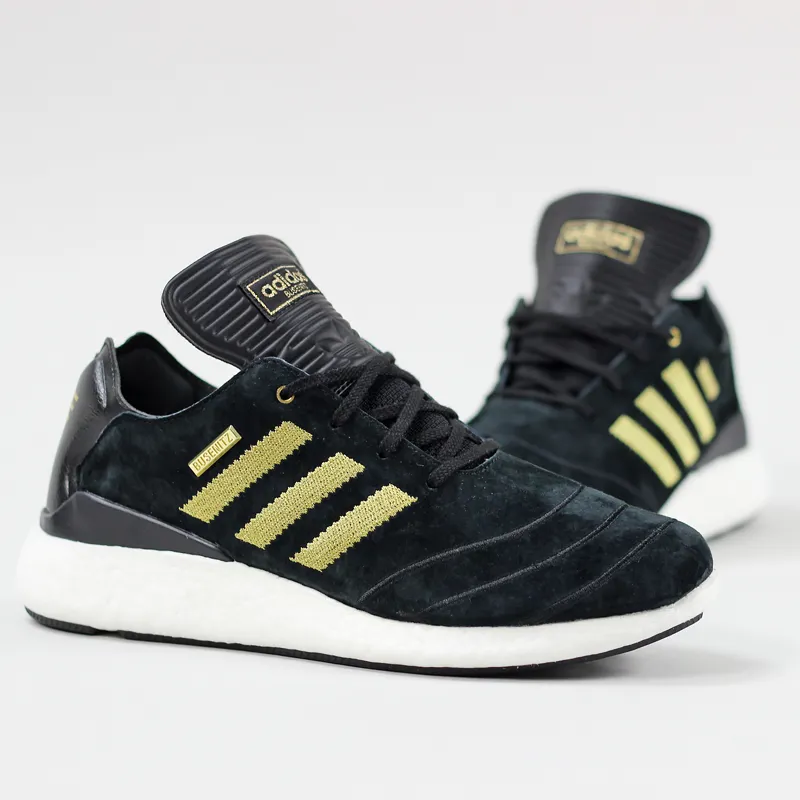 Adidas Busenitz Pure Boost 10 Year Anniversary Shoes Black Gold White-8