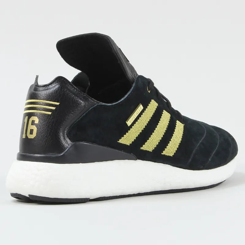 Adidas Busenitz Pure Boost 10 Year Anniversary Shoes Black Gold White-4