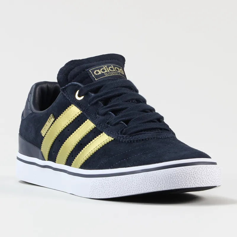 Adidas Busenitz Vulc ADV 10 Year Anniversary Shoes Navy Gold White-4