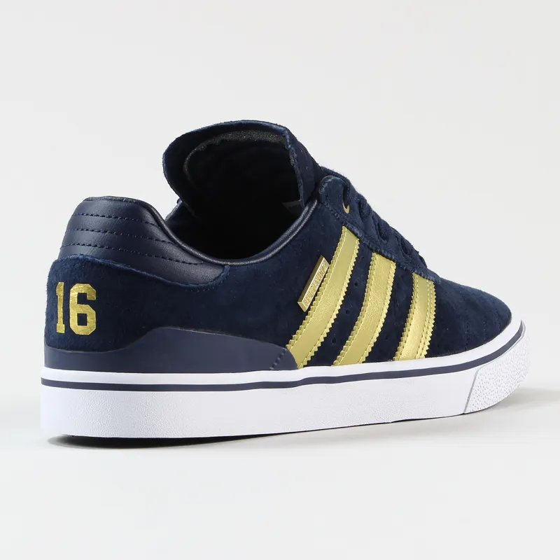Adidas Busenitz Vulc ADV 10 Year Anniversary Shoes Navy Gold White-5