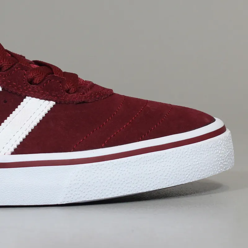 Adidas Busenitz Vulc Shoe Burgundy White-3