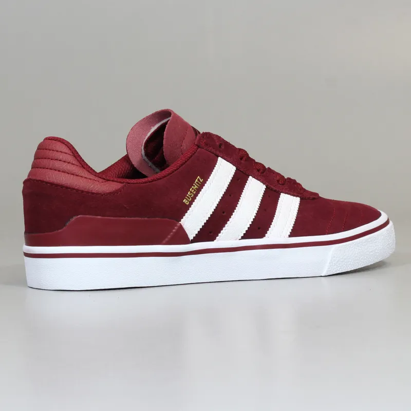 Adidas Busenitz Vulc Shoe Burgundy White-5