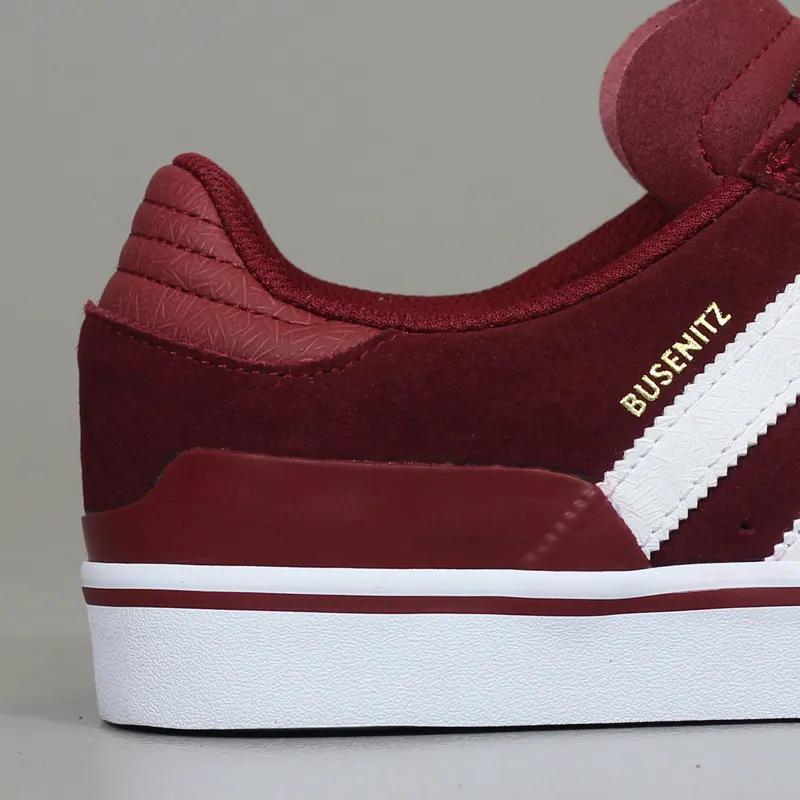 Adidas Busenitz Vulc Shoe Burgundy White-1