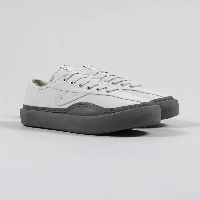Tretorn x Nigel Cabourn Mens Canvas Sneakers White Stone Olive