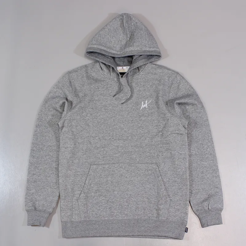 【HUF】Cadet 2.0 Pullover Hoodie Huf Mens Cadet 2.0 Premium Pullover Hoodie Grey Heather Jumper
