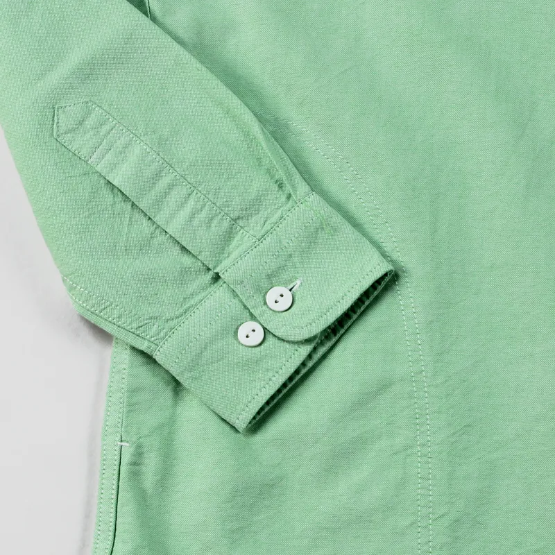 Edwin Long Sleeve Cadet Shirt Mint-2