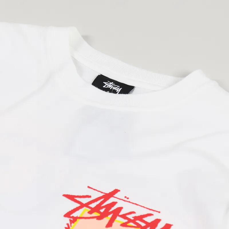Stussy Palm Desert Pigment Dyed Long Sleeve T Shirt Natural-6