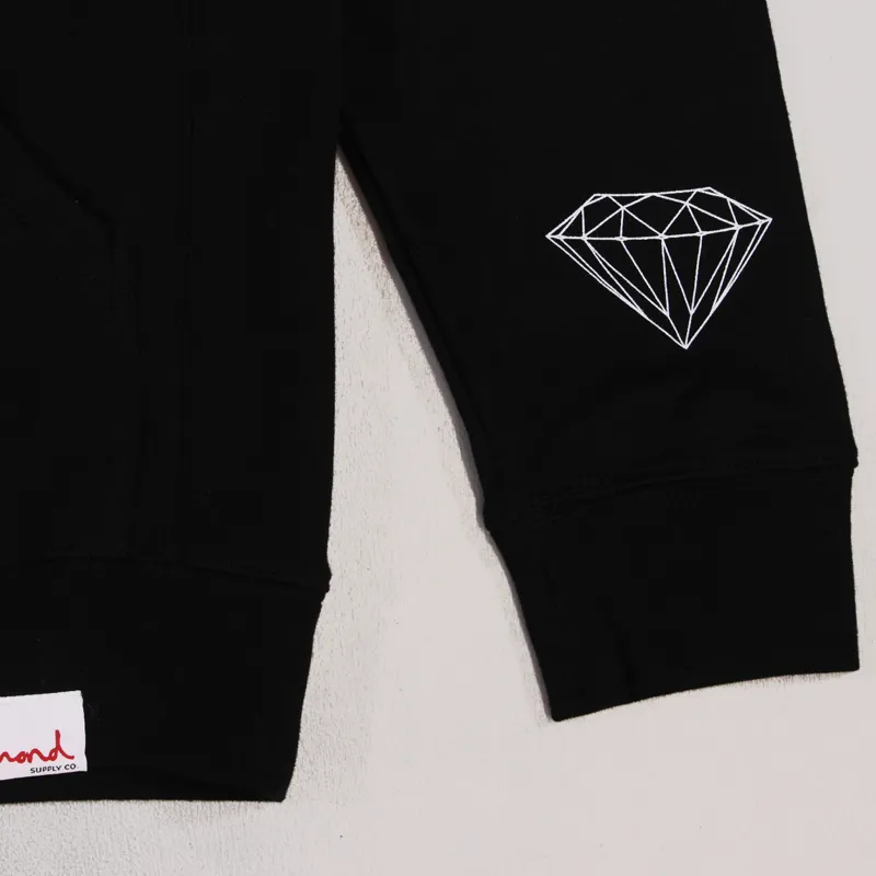 Diamond Supply Co. Camo Box Logo Hoodie Black Grey-3