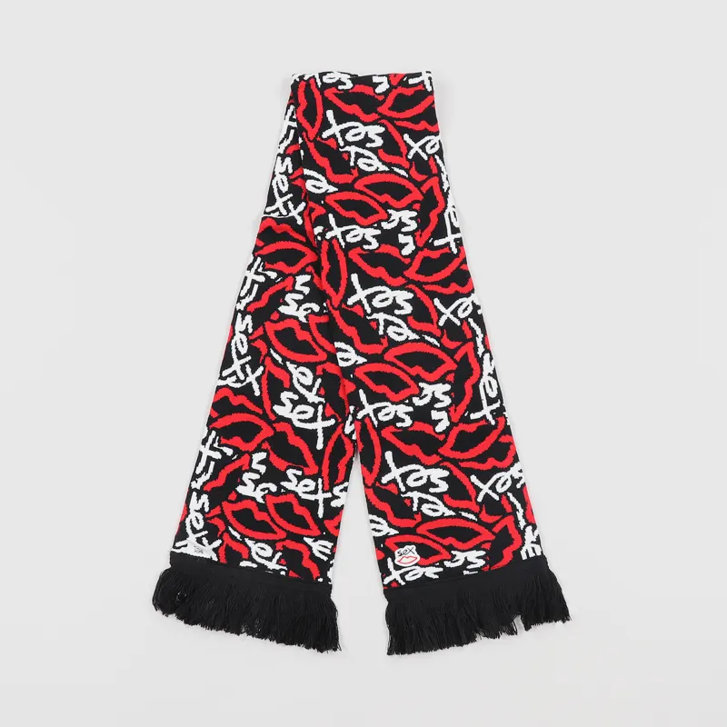 Sex Skateboards Camo Scarf Black