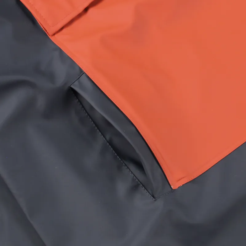 Rains Camp Anorak Blue Rust Pacific Moon-5