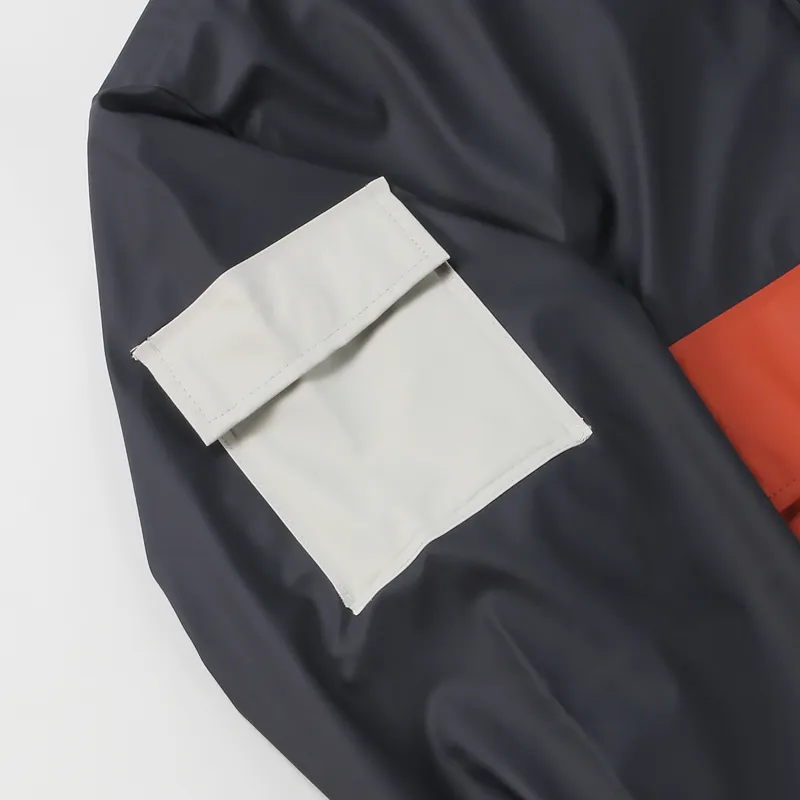 Rains Camp Anorak Blue Rust Pacific Moon-2