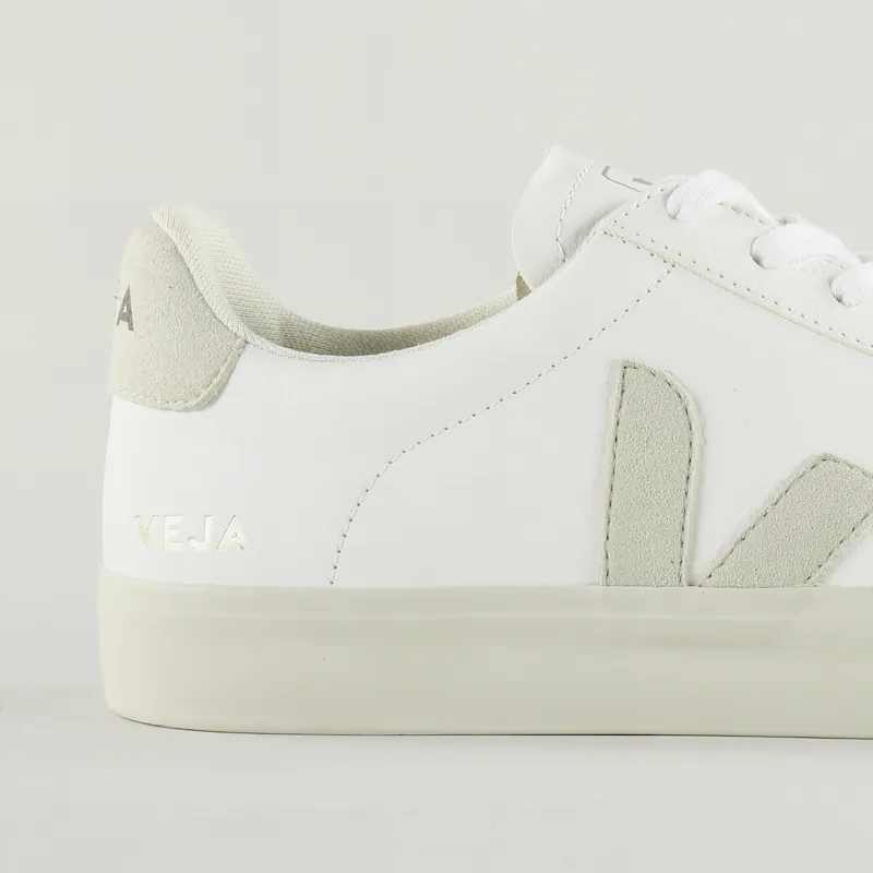 Veja Campo Chromefree Leather Shoes White Natural-2