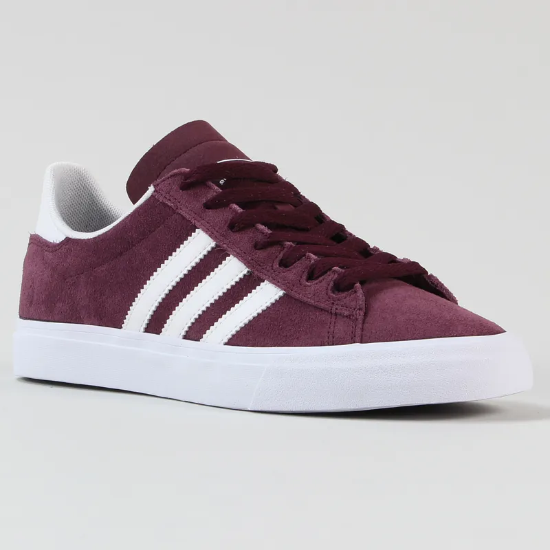 Adidas Campus Vulc II ADV Shoes Maroon-3