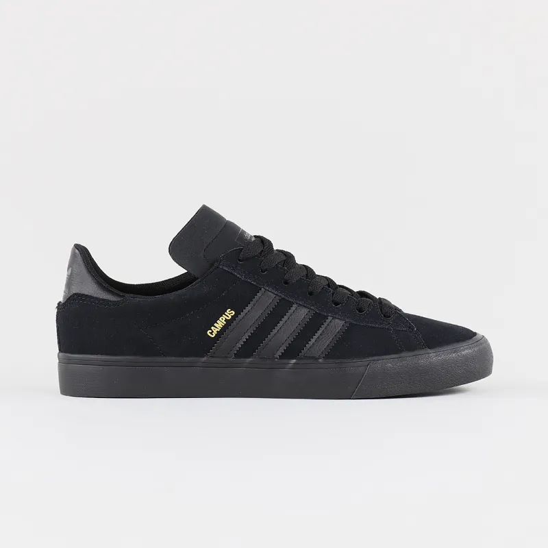 Adidas Campus Vulc II ADV Triple Black Trainer